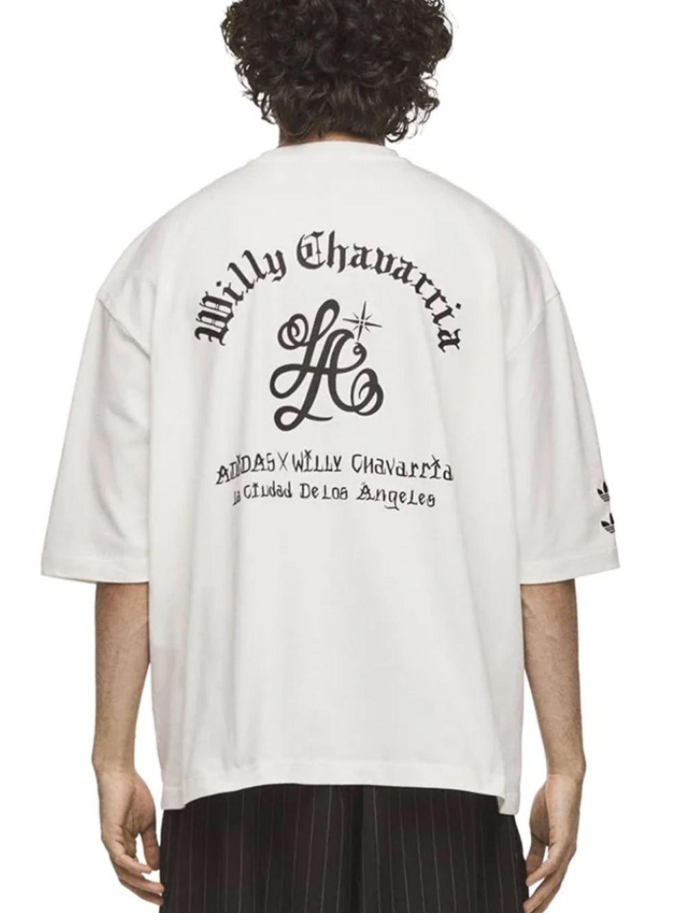Willy Chavarria White Graphic Tee